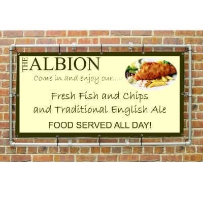 Wall Mounted Banner Frames - bhma