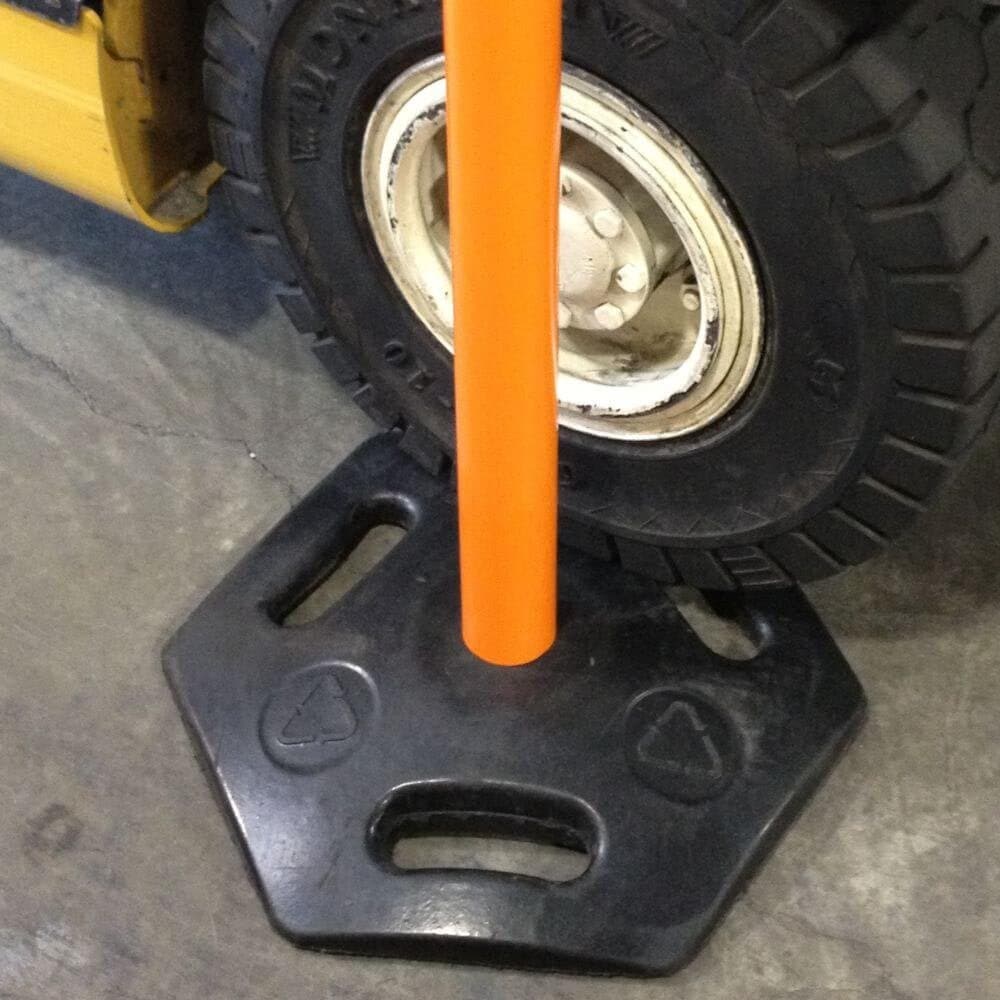 Weathermaster Retractable Safety Barrier - Yellow Post - bhma