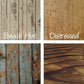 Wooden Rustic Menu Board - Elastic Fixings - bhma