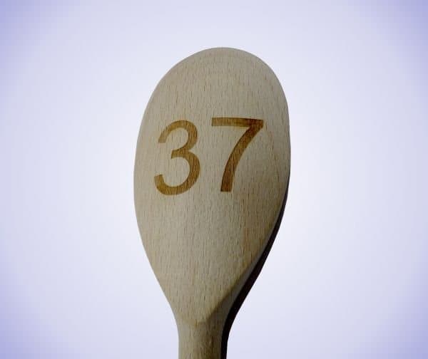 Wooden Spoon Table Numbers BHMA