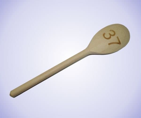 Wooden Spoon Table Numbers - bhma