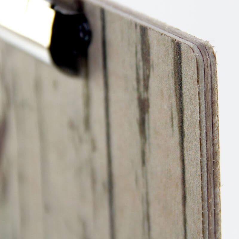 Wooden Rustic Menu Board With Clip