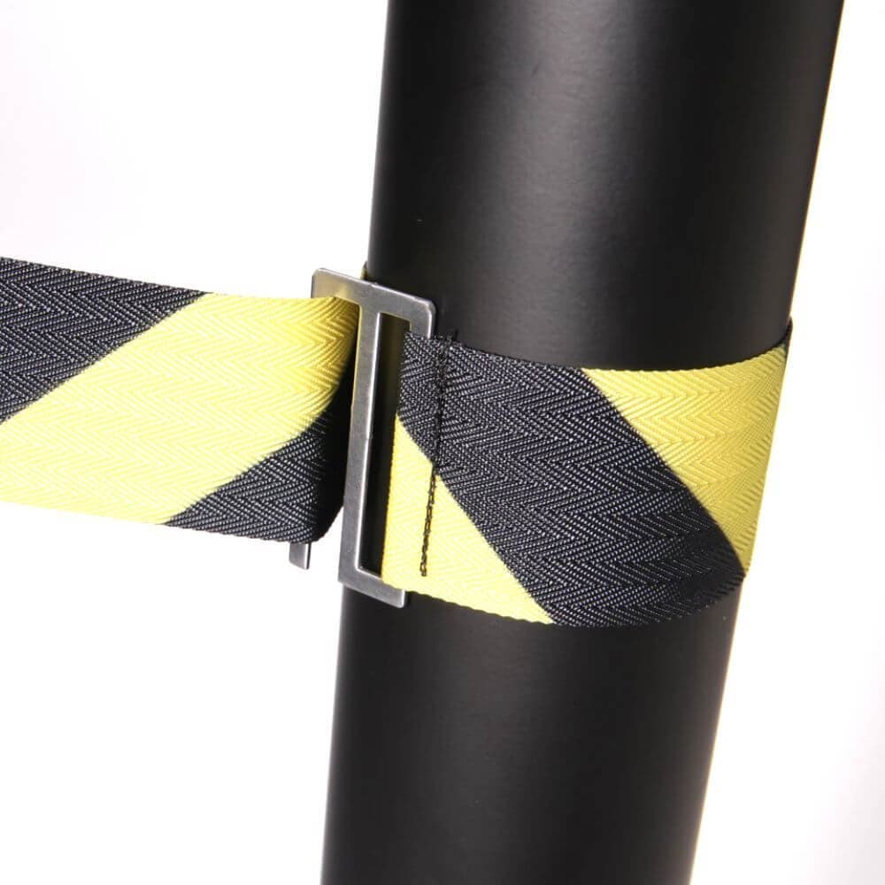 Yellow WallPro Wall Mounted Retracting Barrier - bhma