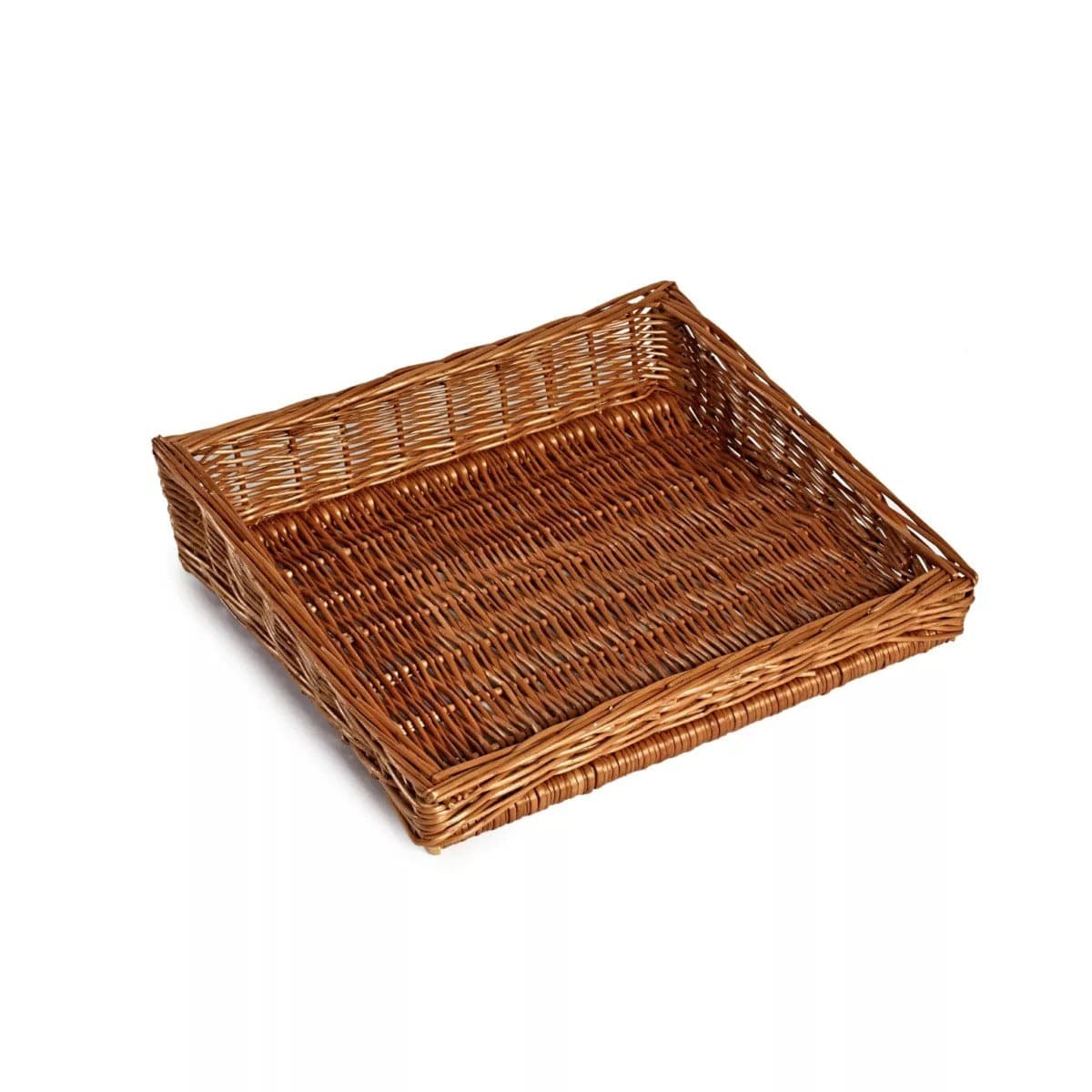 Sloping Wicker display basket 50cm
