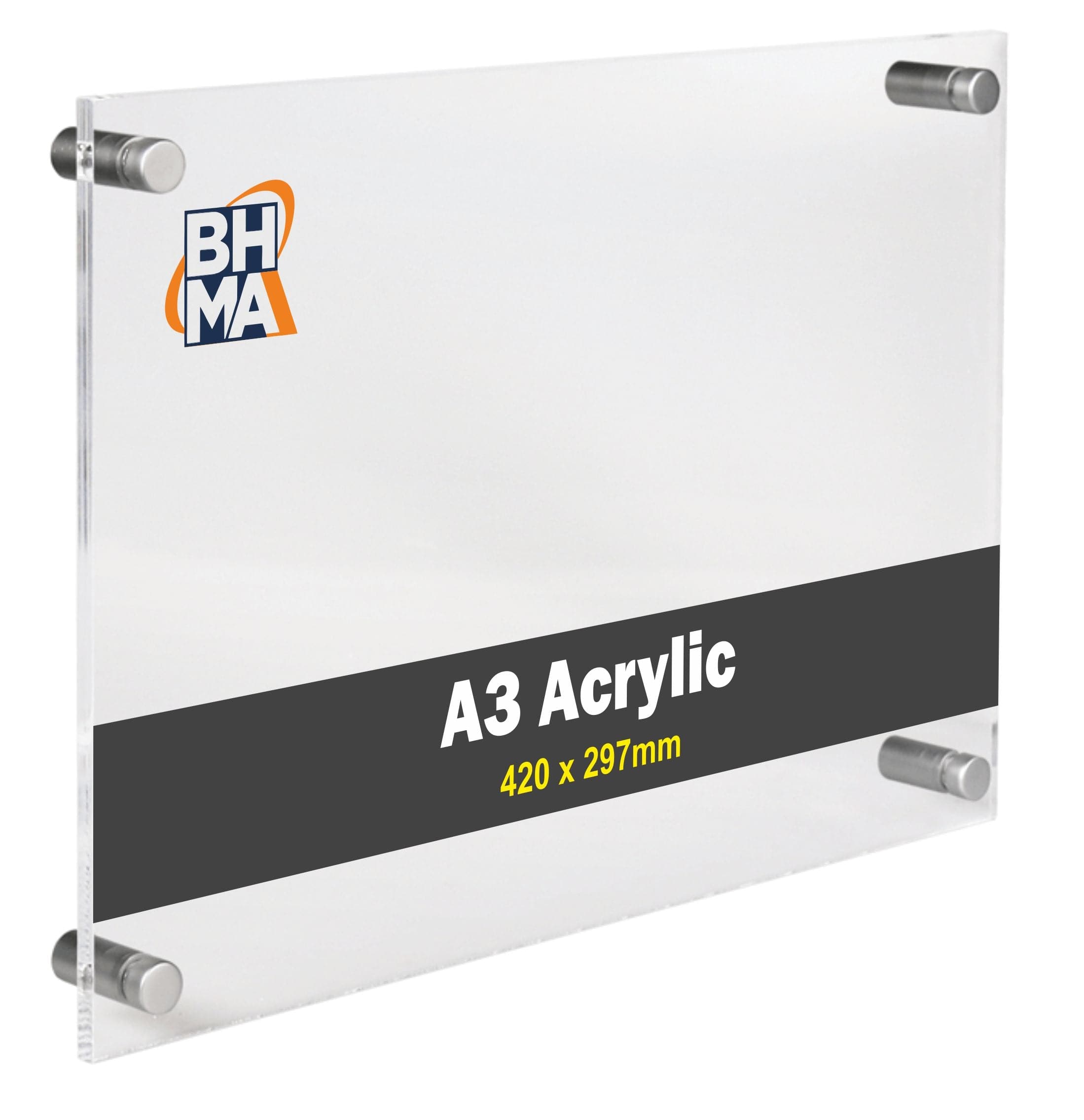 A3 Printed Acrylic Sign – BHMA