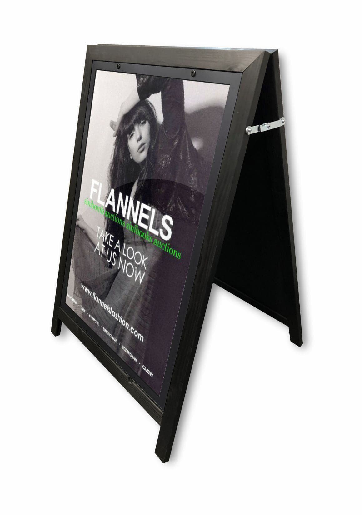 A1 Wooden A-board with Poster Holder