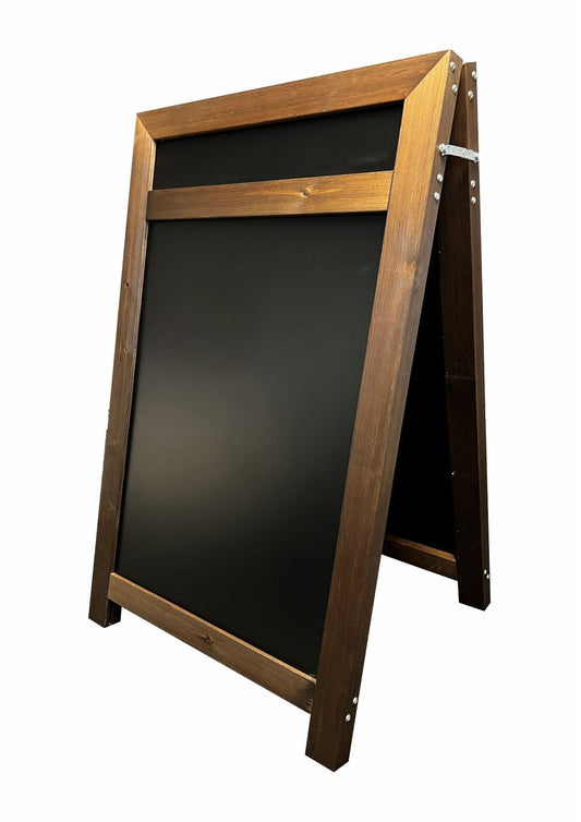 A-board de madera, Chunky con panel de cabecera