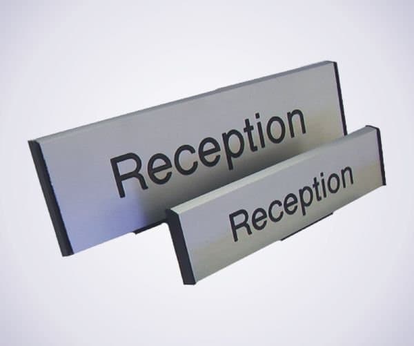 Aluminium Desk Sign - bhma