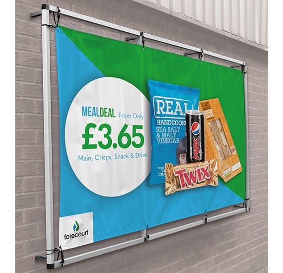 Banner Frame - Wall Mounting - bhma