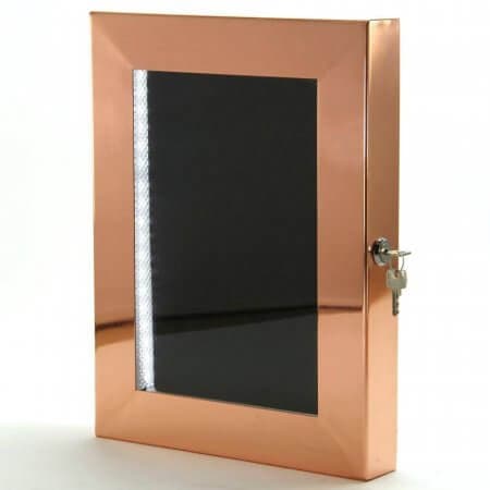 Copper Illuminated Menu Cases - bhma