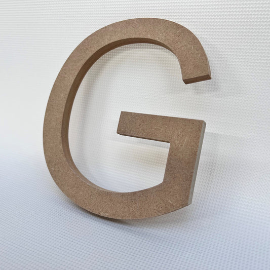 Flat Cut Exterior MDF Letters 6mm Thick - bhma