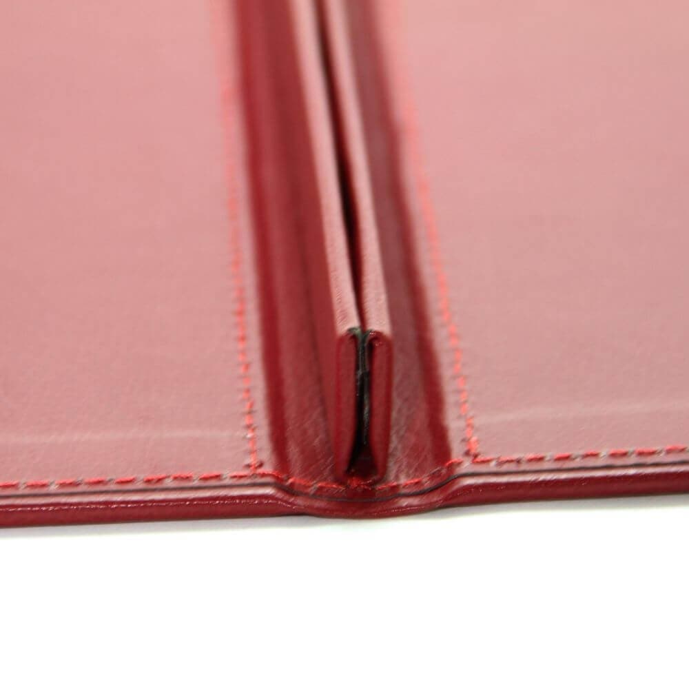 Full Recycled Leather Menu Cover - bhma