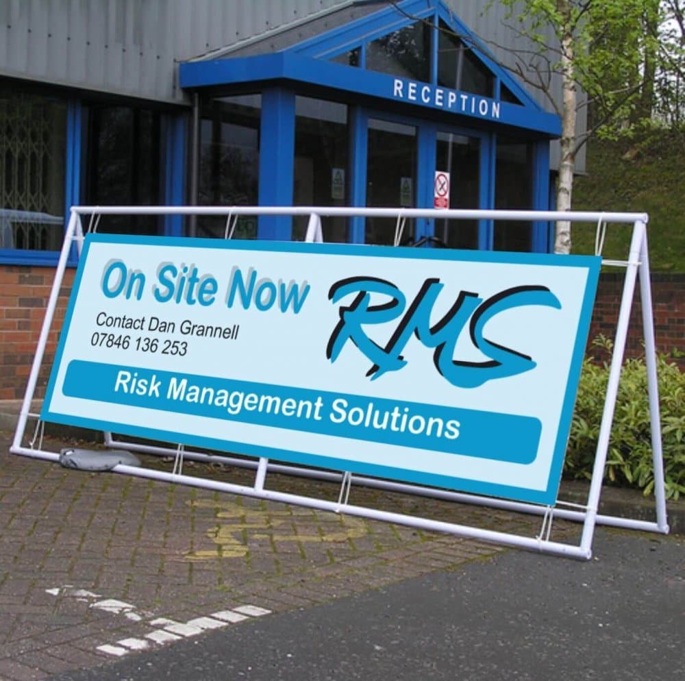 Steel Railing Banner Heavy Duty Steel Banner Frame - Banners – bhma