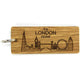 Key Fobs - Engraved Oak Veneer Wood - bhma