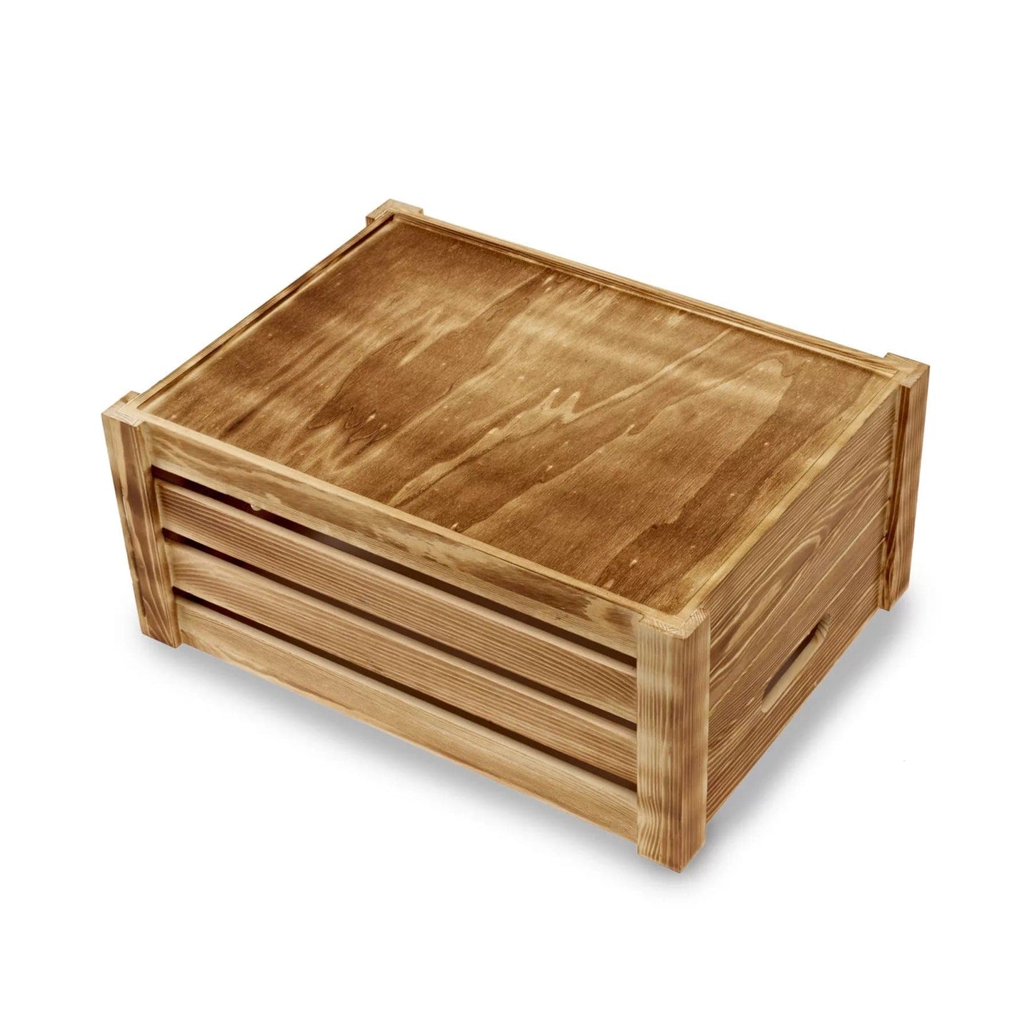 Large Rustic Wooden Crate - bhma