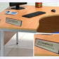 Mahogany Desk Sign with Engraved Aluminium - bhma