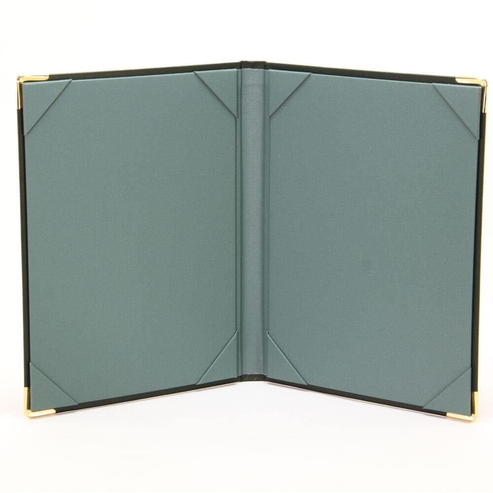 Recycled Leather Menu Covers - bhma