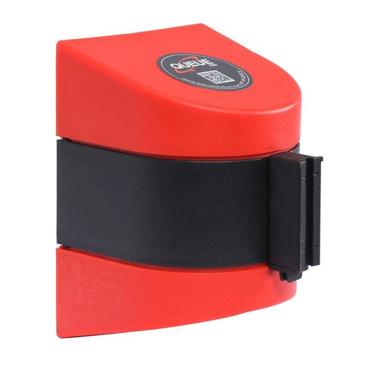 Red WallPro Wall Mounted Retracting Barrier - bhma