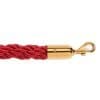 Twisted Barrier Ropes with Gold Ends - bhma